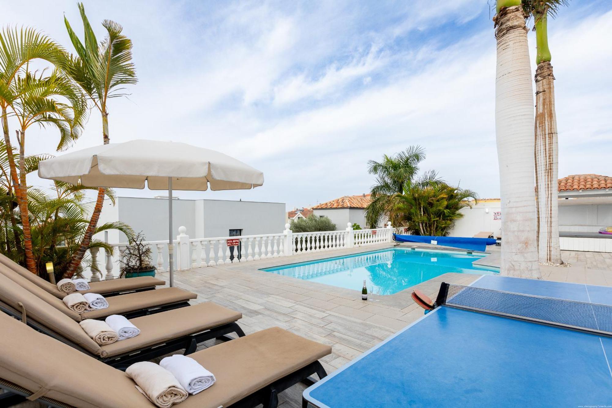 Villa Ocean Palm, Heated Pool! Costa Adeje  Buitenkant foto